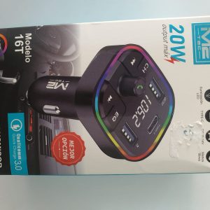 ME Bluetooth FM Transmitter + 20W Car Charger