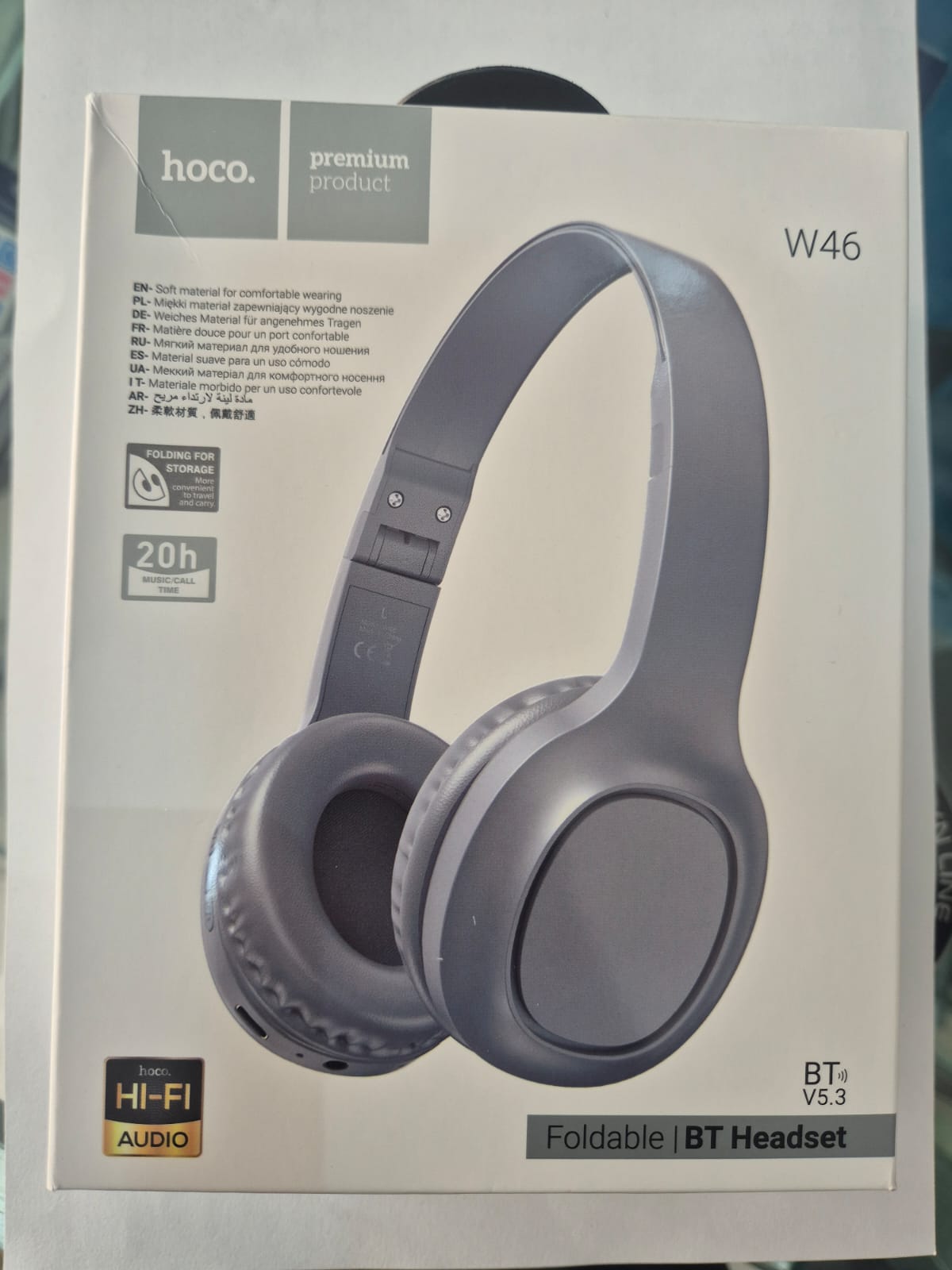Hoco Wireless Headphones – Black